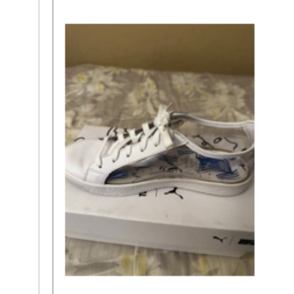 Puma Shantell Martin Clyde Clear Sneaker Women's size 7.5 - Picture 7 of 12